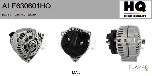 FLAMAR ALF630601HQ - Generator / Alternator aaoparts.ro
