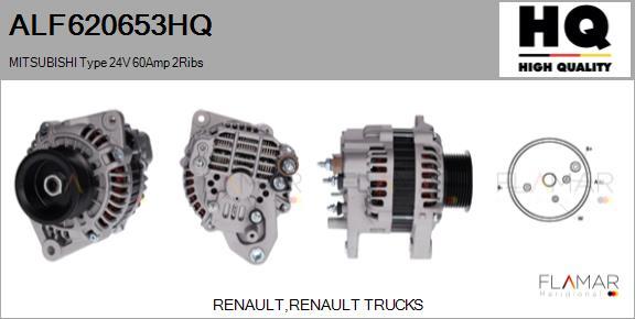 FLAMAR ALF620653HQ - Generator / Alternator aaoparts.ro