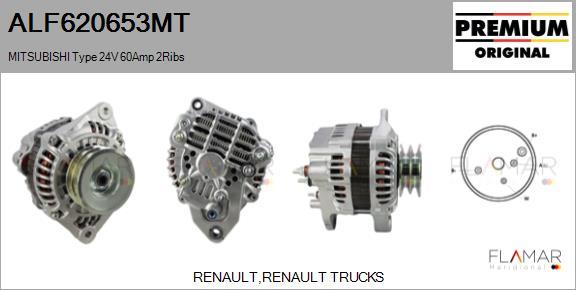 FLAMAR ALF620653MT - Generator / Alternator aaoparts.ro