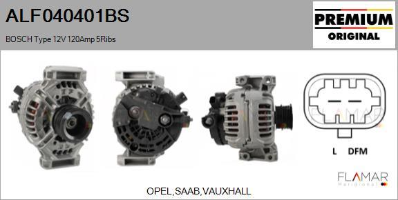 FLAMAR ALF040401BS - Generator / Alternator aaoparts.ro