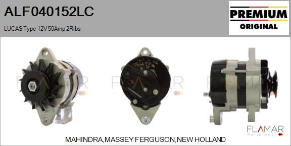 FLAMAR ALF040152LC - Generator / Alternator aaoparts.ro