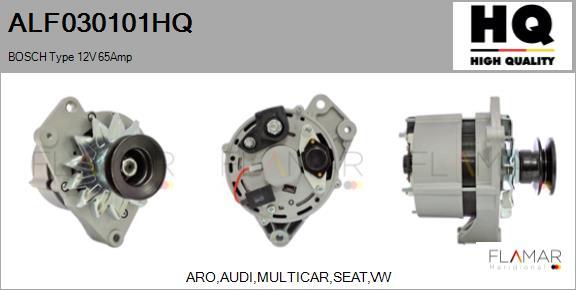 FLAMAR ALF030101HQ - Generator / Alternator aaoparts.ro