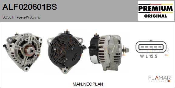 FLAMAR ALF020601BS - Generator / Alternator aaoparts.ro
