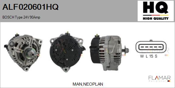 FLAMAR ALF020601HQ - Generator / Alternator aaoparts.ro