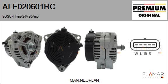 FLAMAR ALF020601RC - Generator / Alternator aaoparts.ro
