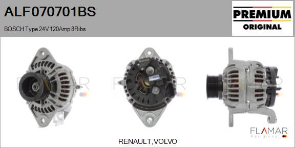 FLAMAR ALF070701BS - Generator / Alternator aaoparts.ro
