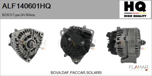 FLAMAR ALF140601HQ - Generator / Alternator aaoparts.ro