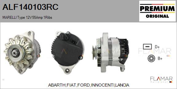 FLAMAR ALF140103RC - Generator / Alternator aaoparts.ro