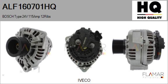 FLAMAR ALF160701HQ - Generator / Alternator aaoparts.ro