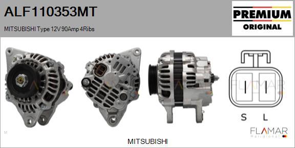 FLAMAR ALF110353MT - Generator / Alternator aaoparts.ro