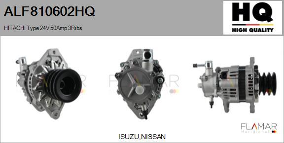 FLAMAR ALF810602HQ - Generator / Alternator aaoparts.ro