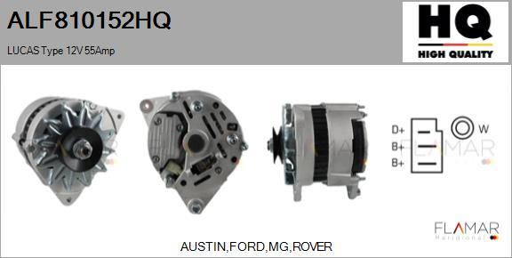FLAMAR ALF810152HQ - Generator / Alternator aaoparts.ro