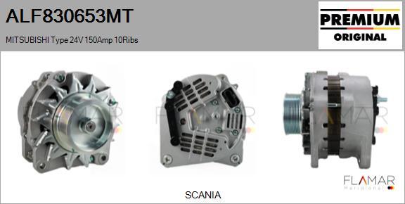 FLAMAR ALF830653MT - Generator / Alternator aaoparts.ro