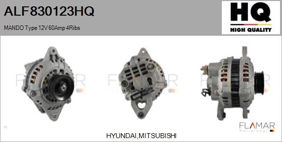 FLAMAR ALF830123HQ - Generator / Alternator aaoparts.ro