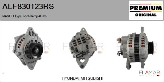 FLAMAR ALF830123RS - Generator / Alternator aaoparts.ro