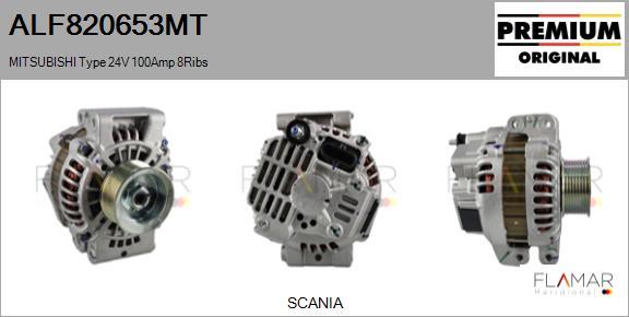 FLAMAR ALF820653MT - Generator / Alternator aaoparts.ro