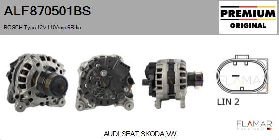 FLAMAR ALF870501BS - Generator / Alternator aaoparts.ro