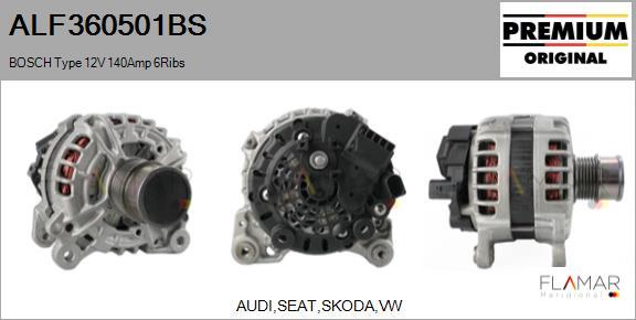 FLAMAR ALF360501BS - Generator / Alternator aaoparts.ro