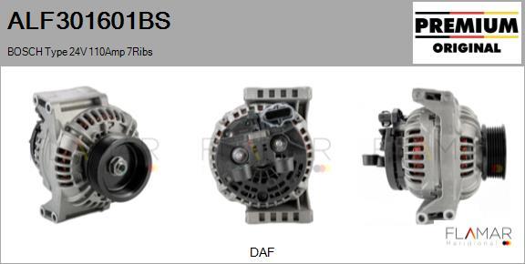 FLAMAR ALF301601BS - Generator / Alternator aaoparts.ro