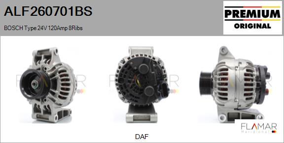 FLAMAR ALF260701BS - Generator / Alternator aaoparts.ro