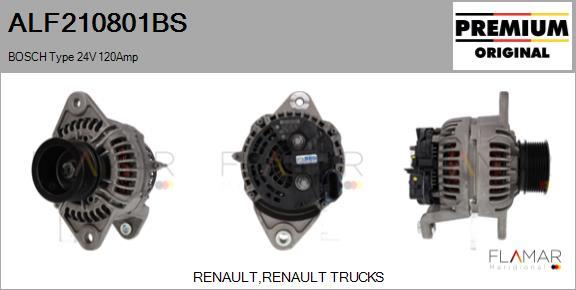 FLAMAR ALF210801BS - Generator / Alternator aaoparts.ro