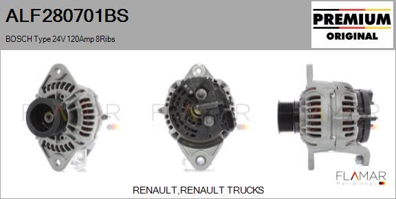 FLAMAR ALF280701BS - Generator / Alternator aaoparts.ro