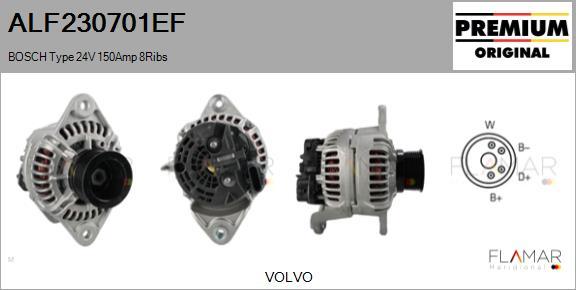 FLAMAR ALF230701EF - Generator / Alternator aaoparts.ro