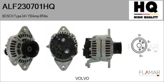 FLAMAR ALF230701HQ - Generator / Alternator aaoparts.ro