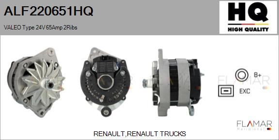 FLAMAR ALF220651HQ - Generator / Alternator aaoparts.ro
