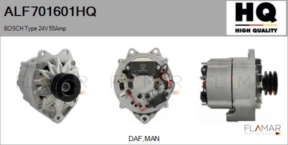FLAMAR ALF701601HQ - Generator / Alternator aaoparts.ro