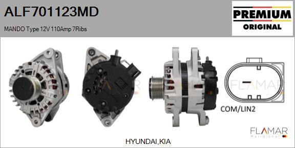 FLAMAR ALF701123MD - Generator / Alternator aaoparts.ro