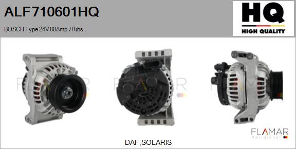 FLAMAR ALF710601HQ - Generator / Alternator aaoparts.ro