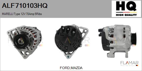 FLAMAR ALF710103HQ - Generator / Alternator aaoparts.ro