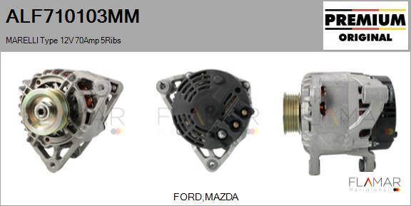 FLAMAR ALF710103MM - Generator / Alternator aaoparts.ro