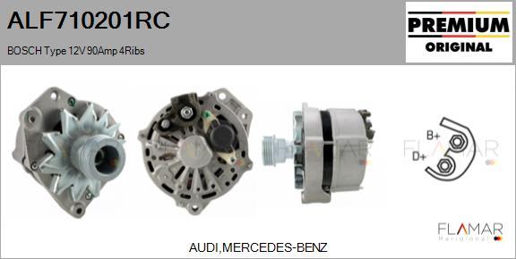 FLAMAR ALF710201RC - Generator / Alternator aaoparts.ro