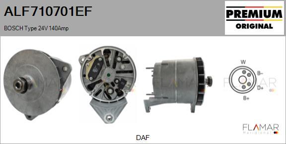 FLAMAR ALF710701EF - Generator / Alternator aaoparts.ro