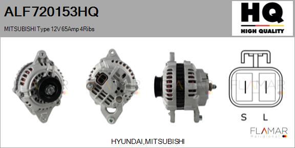 FLAMAR ALF720153HQ - Generator / Alternator aaoparts.ro