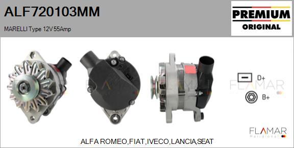 FLAMAR ALF720103MM - Generator / Alternator aaoparts.ro