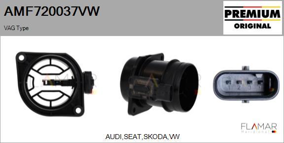 FLAMAR AMF720037VW - Senzor debit aer aaoparts.ro