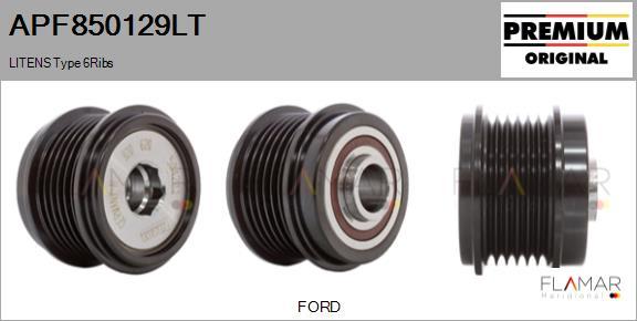 FLAMAR APF850129LT - Fulie, alternator aaoparts.ro