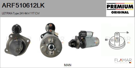 FLAMAR ARF510612LK - Starter aaoparts.ro