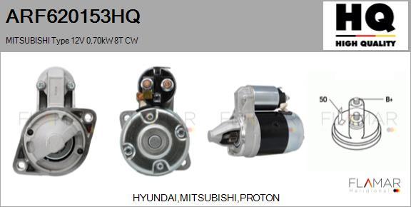 FLAMAR ARF620153HQ - Starter aaoparts.ro