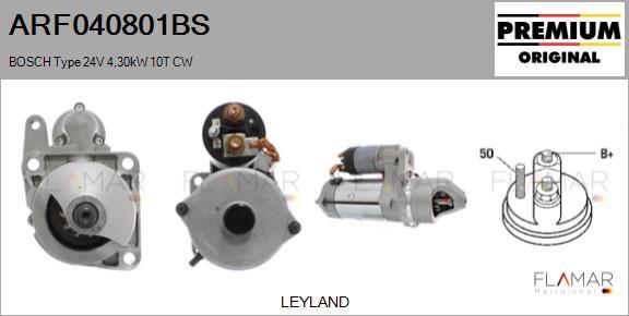 FLAMAR ARF040801BS - Starter aaoparts.ro