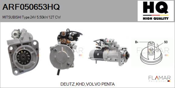 FLAMAR ARF050653HQ - Starter aaoparts.ro