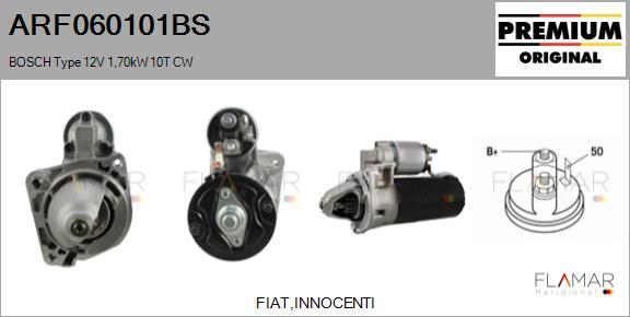 FLAMAR ARF060101BS - Starter aaoparts.ro