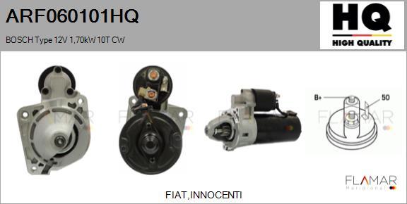 FLAMAR ARF060101HQ - Starter aaoparts.ro