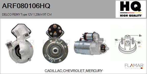 FLAMAR ARF080106HQ - Starter aaoparts.ro