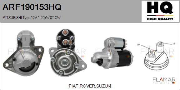 FLAMAR ARF190153HQ - Starter aaoparts.ro