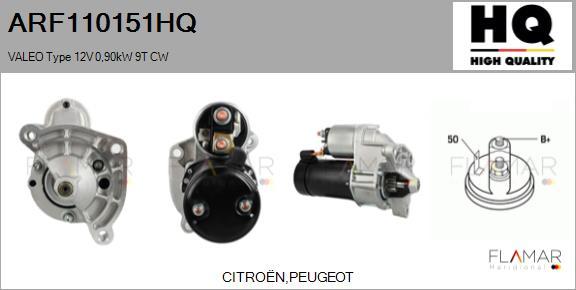 FLAMAR ARF110151HQ - Starter aaoparts.ro