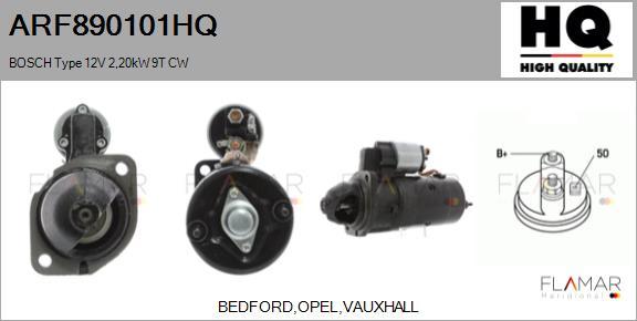 FLAMAR ARF890101HQ - Starter aaoparts.ro